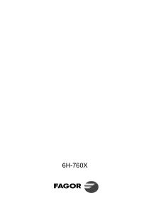 Mode d’emploi Fagor 6H-760X Four