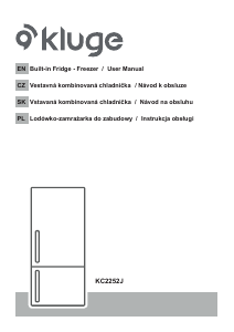 Manuál Kluge KC2252J Lednice s mrazákem