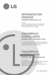 Manual LG GR-5321TF Fridge-Freezer