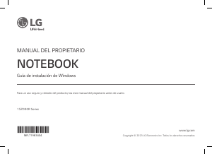 Manual de uso LG 15ZD90R-V Portátil