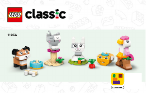 Handleiding Lego set 11034 Classic Creatieve huisdieren