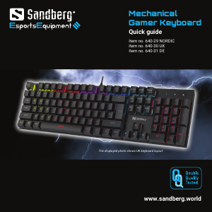 Manual Sandberg 640-30 Keyboard