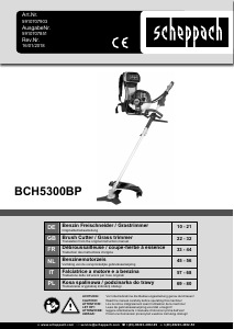 Manual Scheppach BCH5300BP Brush Cutter