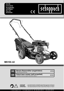 Manual Scheppach MS150-42 Lawn Mower