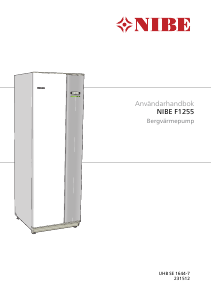 Bruksanvisning Nibe F1255 Värmepump