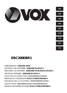 Handleiding Vox EBC200DBR1 Kookplaat