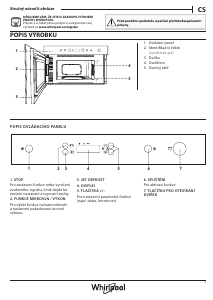 Manuál Whirlpool MBNA900B Mikrovlnná trouba