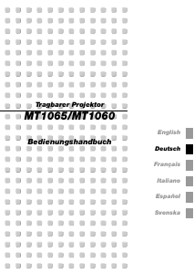 Bedienungsanleitung NEC MT1065 Projektor