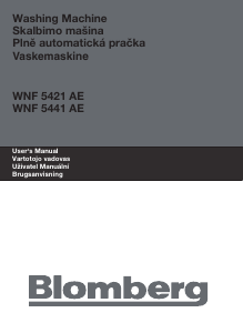 Handleiding Blomberg WNF 5421 AE Wasmachine
