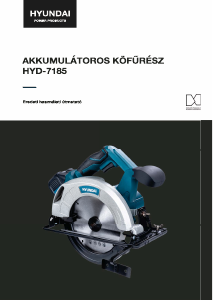 Használati útmutató Hyundai HYD-7185 Körfűrész