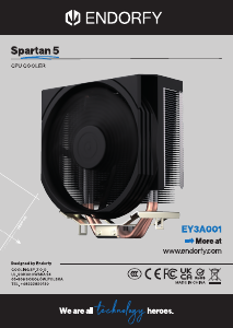 Návod Endorfy EY3A001 Spartan 5 Chladič CPU