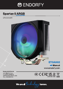 Bedienungsanleitung Endorfy EY3A002 Spartan 5 ARGB CPU Kühler