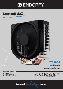Manuale Endorfy EY3A003 Spartan 5 MAX Dissipatore CPU