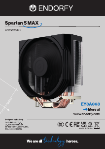 Bedienungsanleitung Endorfy EY3A003 Spartan 5 MAX CPU Kühler