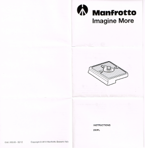 Manuale Manfrotto 200PL Treppiede