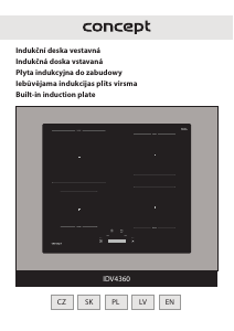 Handleiding Concept IDV4360 Kookplaat