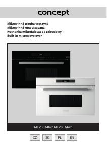 Manual Concept MTV8034WH Microwave