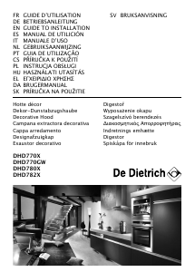 Manual De Dietrich DHD780X Cooker Hood