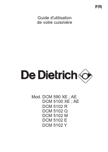 Mode d’emploi De Dietrich DCM5102Q Cuisinière