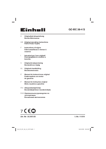 Manual Einhell GC-BC 36-4 S Brush Cutter