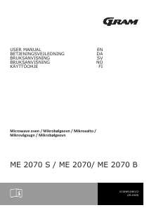 Bruksanvisning Gram ME 2070 B Mikrovågsugn