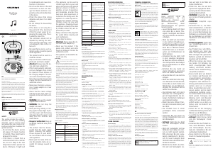 Mode d’emploi Grundig SCC 400 Radio-réveil