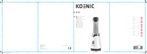Manual de uso Koenic KBL 350 Batidora
