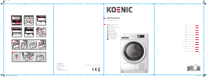 Manual Koenic KTD 8312 A2 Máquina de secar roupa