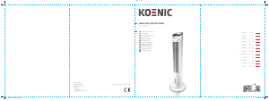 Kullanım kılavuzu Koenic KTFC 6020 Fan