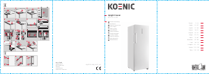 Manual Koenic KFZ 511 E NF Congelador