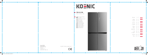Manuale Koenic KDD 113 A2 NF Frigorifero-congelatore