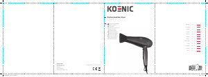 Mode d’emploi Koenic KHD 4221 AC Sèche-cheveux