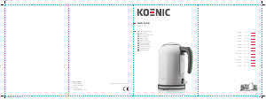 Manuale Koenic KWK 5330 W Bollitore
