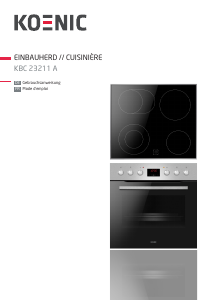 Mode d’emploi Koenic KBC 23211 A Cuisinière