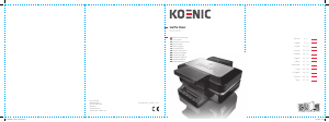 Manual Koenic KWA 3221 Waffle Maker