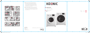Bedienungsanleitung Koenic KWDR 10712 B INV Waschtrockner