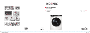Bedienungsanleitung Koenic KWDR 8632 A INV Waschtrockner