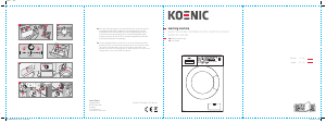 Bedienungsanleitung Koenic KWM 7122 B INV Waschmaschine