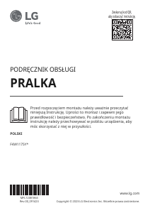 Instrukcja LG F4W1175YW Pralka