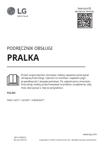 Instrukcja LG F4W90506W Pralka