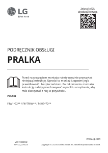 Instrukcja LG F4W9072YP Pralka
