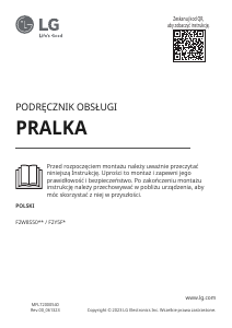 Instrukcja LG F2W8S506J Pralka