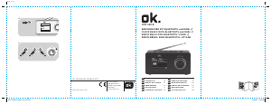 Manual de uso OK OCR 430-B Radiodespertador