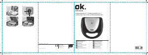 Handleiding OK OSM 202 B Contactgrill