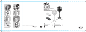 Manuale OK OSF 4332 B Ventilatore
