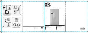 Kullanım kılavuzu OK ODD 12121 A1 Donduruculu buzdolabı