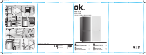 Manual de uso OK OFK 412 D Frigorífico combinado