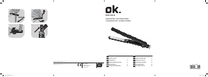 Kullanım kılavuzu OK OHS 103-R Saç düzleştirici