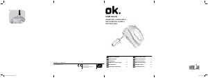 Instrukcja OK OHM 102 W Mikser ręczny
