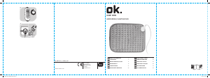 Manual OK OHP 1019 Heating Pad